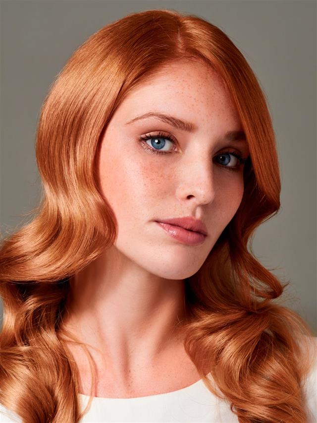 redhead woman