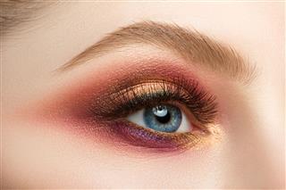 Female Eye With Make Up