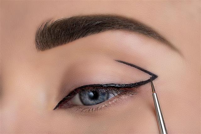 Woman Eye With Beautiful Makeup