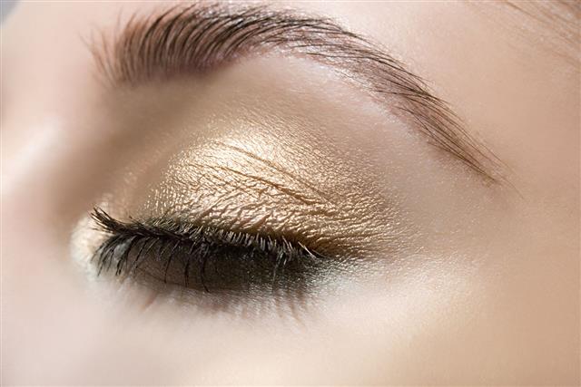 Woman Wearing Eyeshadow