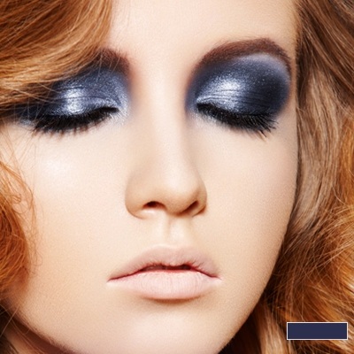 Midnight Blue eyeshadow