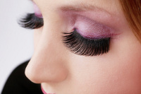 Purple eyeliner
