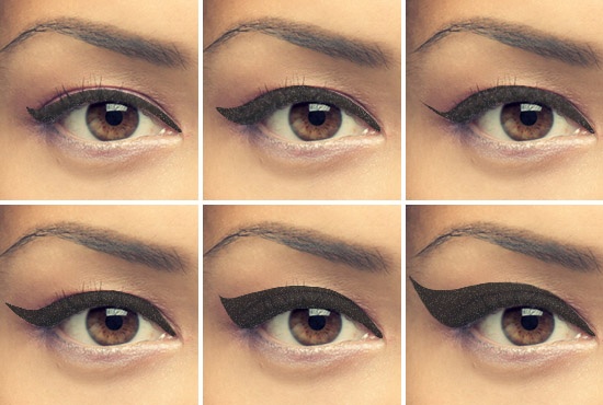 Types of Cat and Winged Eyeliner