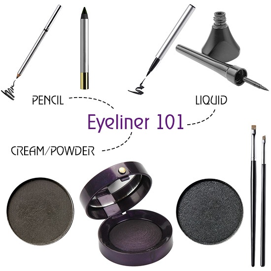 3 Types of Eyeliner