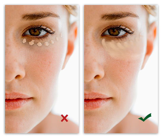 Woman Applying Concealer