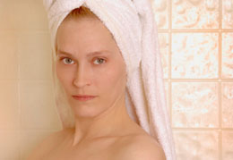 Dry Face after Shower