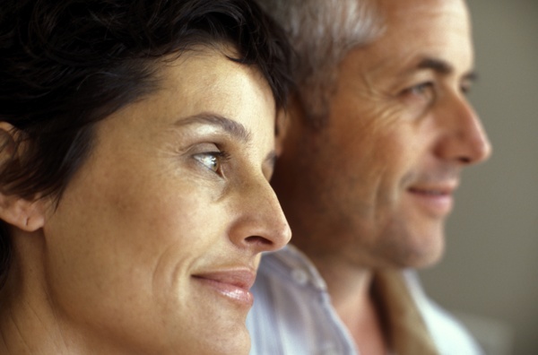 Middle aged couple