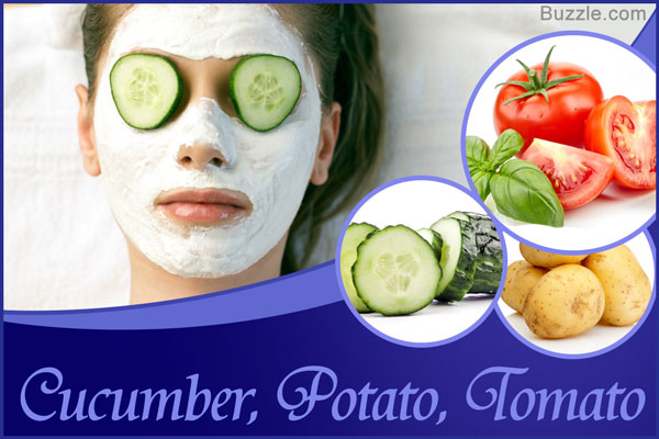 Cucumber, Potato, Tomato