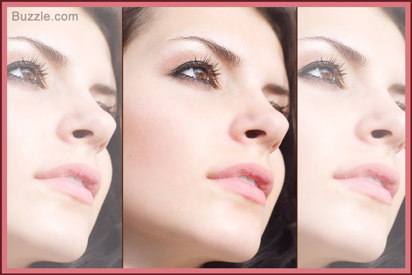 Close up of beautiful woman's face