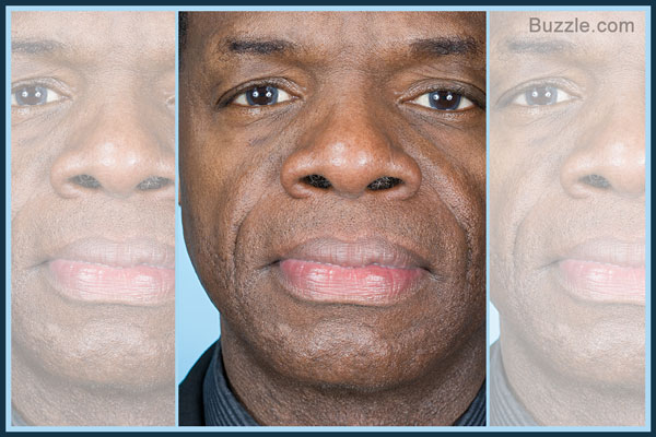 Face of an African American man