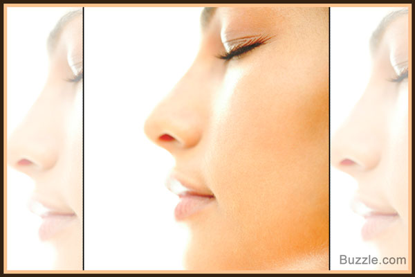 Profile of woman