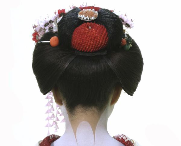 Bun with chopsticks