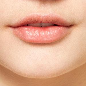 Apply Foundation over Lips