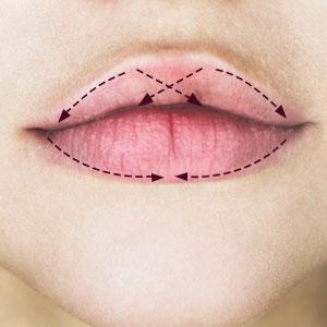 Apply Foundation Over Lips