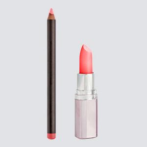 Pink Lipstick and Pencil