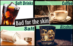 7 Foods That are Not Good for the Skin
